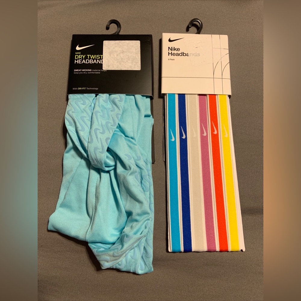 Nike ladies set of 7 headbands Onesize